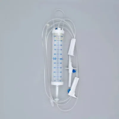  Ospedale Medical Use Consumable Factory fornire direttamente una buretta per infusione da 150 ml Set con connettore senza ago