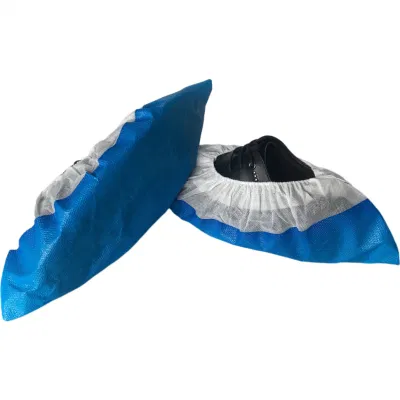  In PP+CPE copriscarpe Premium blu e bianco