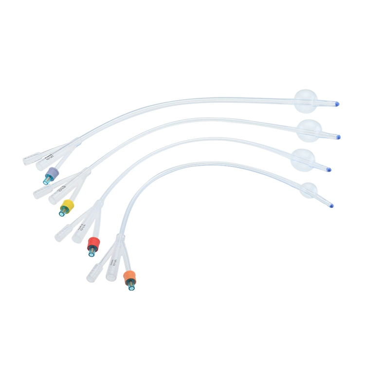 Disposable Single Use All Silicone Foley Catheter with CE FDA