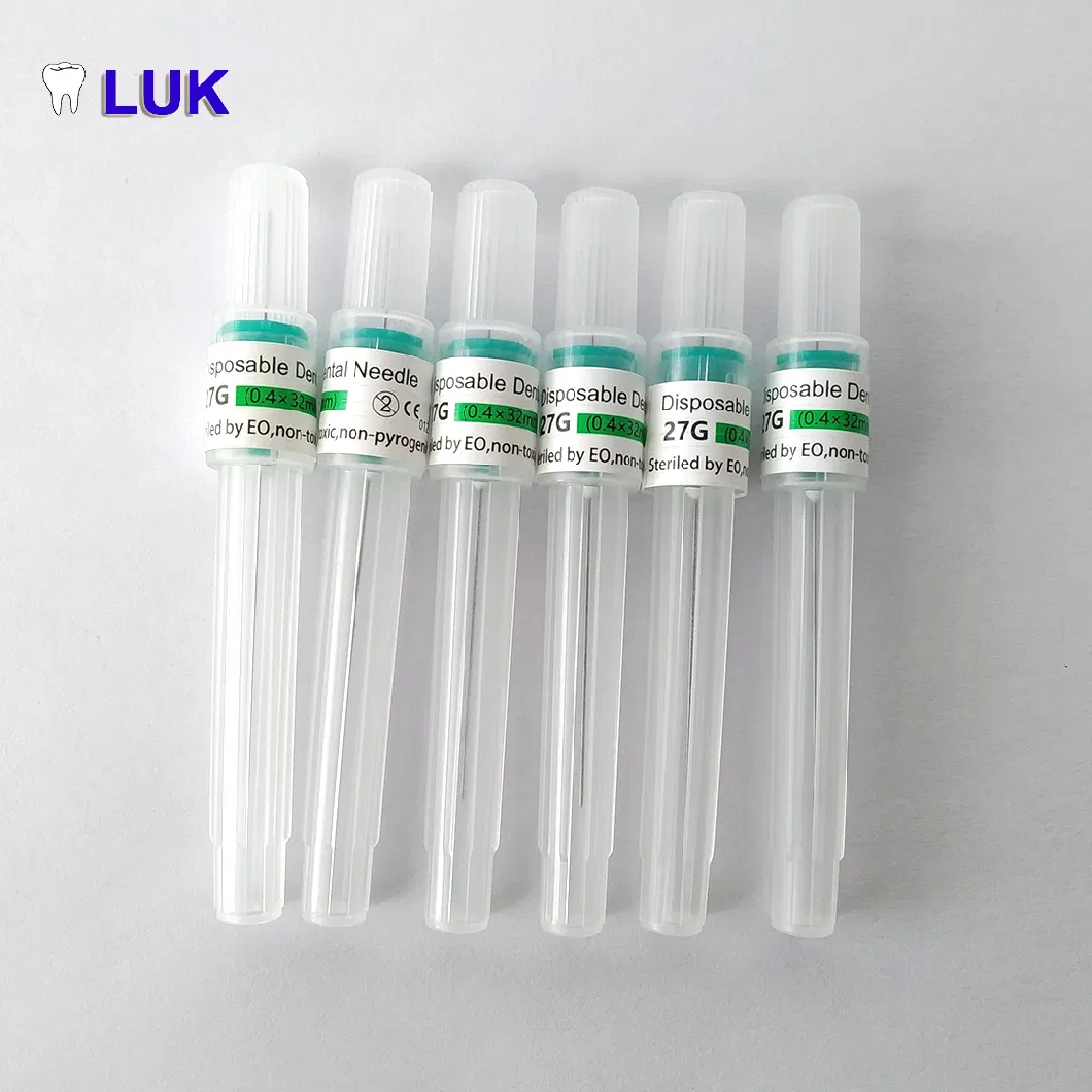 Factory Supply 27g 30g Medical Disposable Anaesthesia Dental Needles