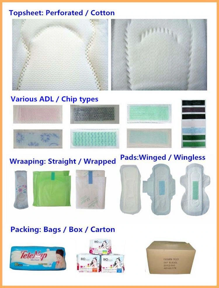 Premium Quality Super Spread Absorb Chip Disposable Women Pure Cotton 3D Anti Leakage Sanitary Pads Napkin