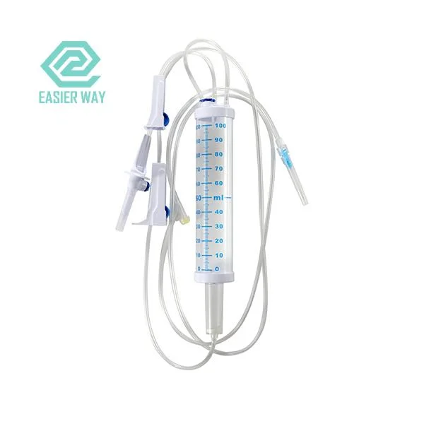 Burette-Type IV Infusion Set for Controlled Delivery