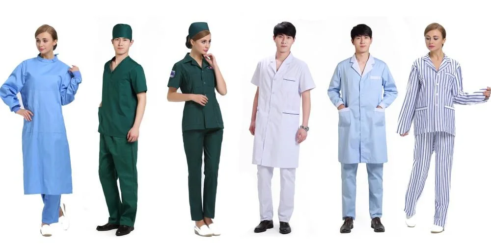 Hospital Nurse Used Thinner White Smock Uniform Doctor&prime;s Dress
