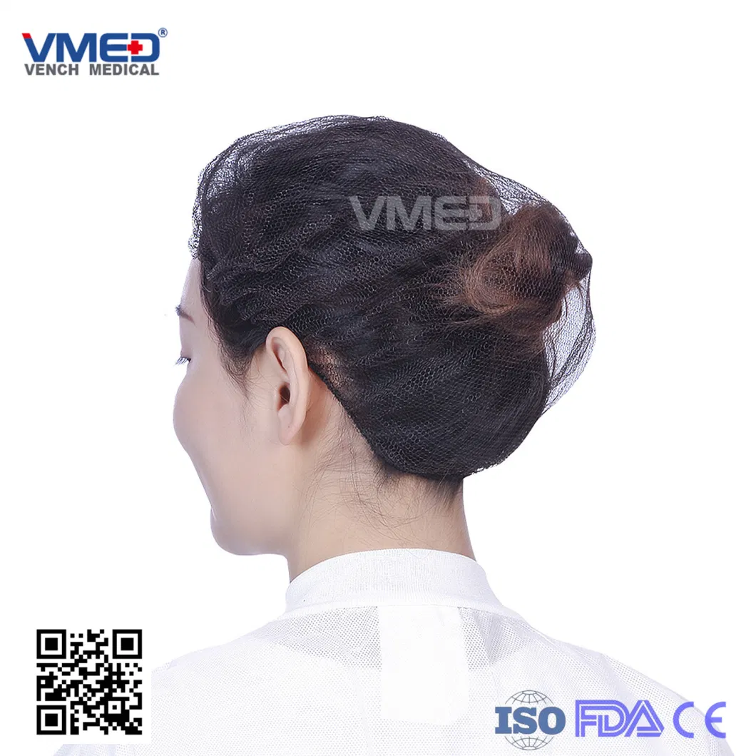 Nonwoven Surgical Cap with Easy Tie/ Elastic Band/ Doctor/Medical/ Bouffant/ Clip/ Mob Cap/Disposable Cap