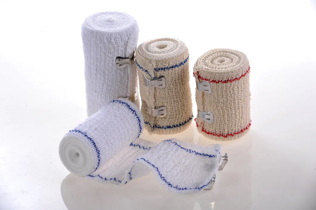 Medical Cotton/PBT/Spandex Crepe Elastic Bandage