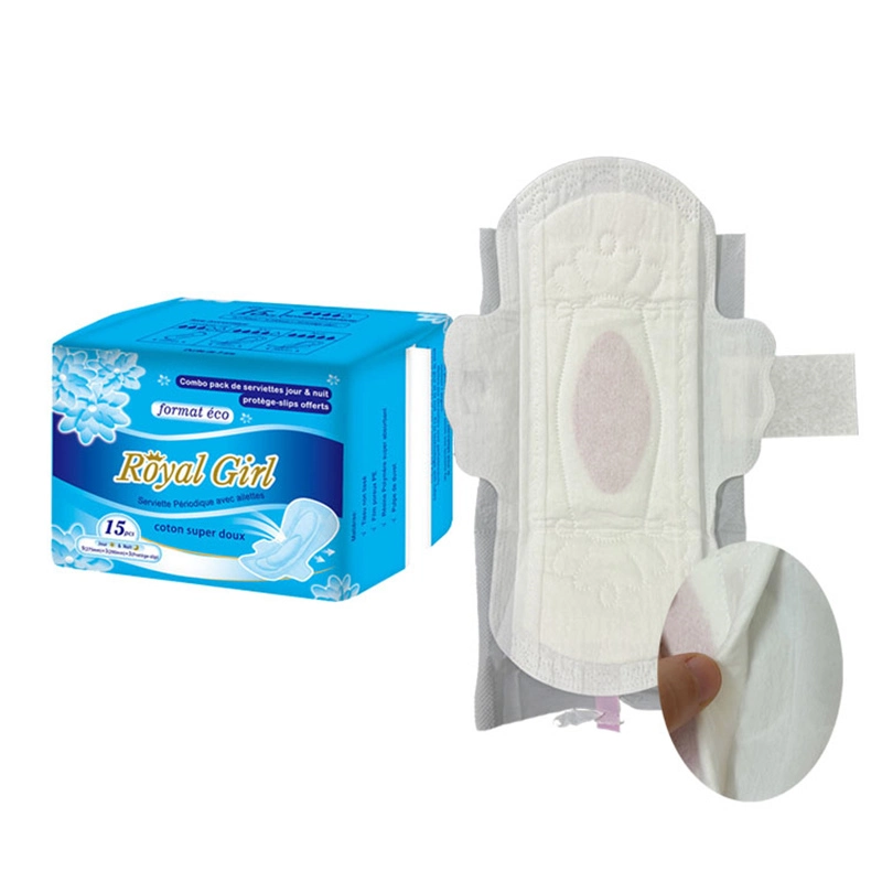 Premium Quality Super Spread Absorb Chip Disposable Women Pure Cotton 3D Anti Leakage Sanitary Pads Napkin