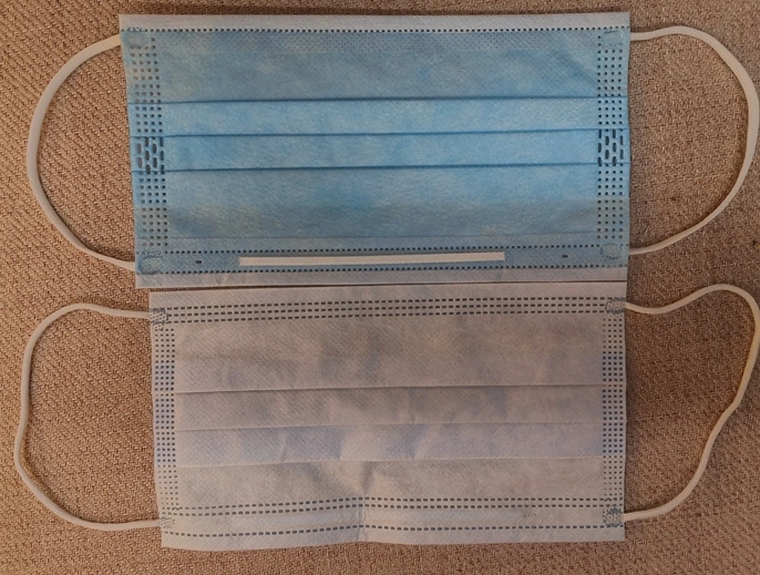 50PCS Per Box Packaging 3ply Disposable Earloop Face Mask with 3 Ply Non Woven