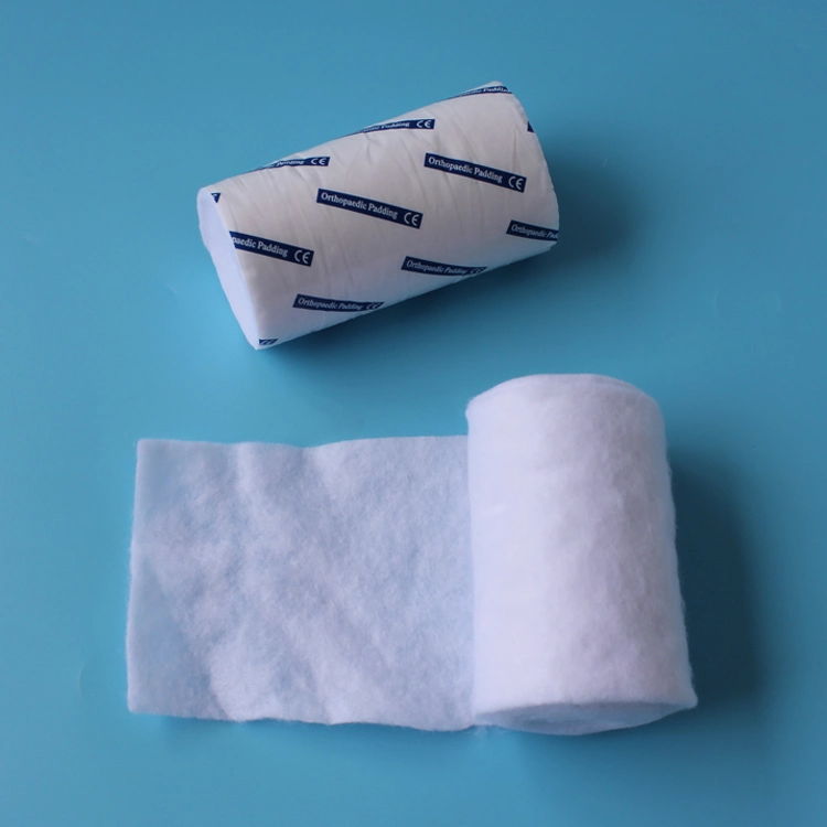 Medical First Aid Tubular Triangular Pop Orthopedic Casting Cast Padding Conforming Gauze Self Adhesive Pop Cohesive Elastic Crepe Bandage with CE ISO