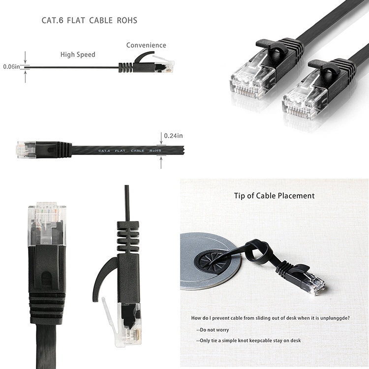 Cat5 Cat5e CAT6 CAT6A LAN Jumper Cabo USB Cable of Long Transmission Distance