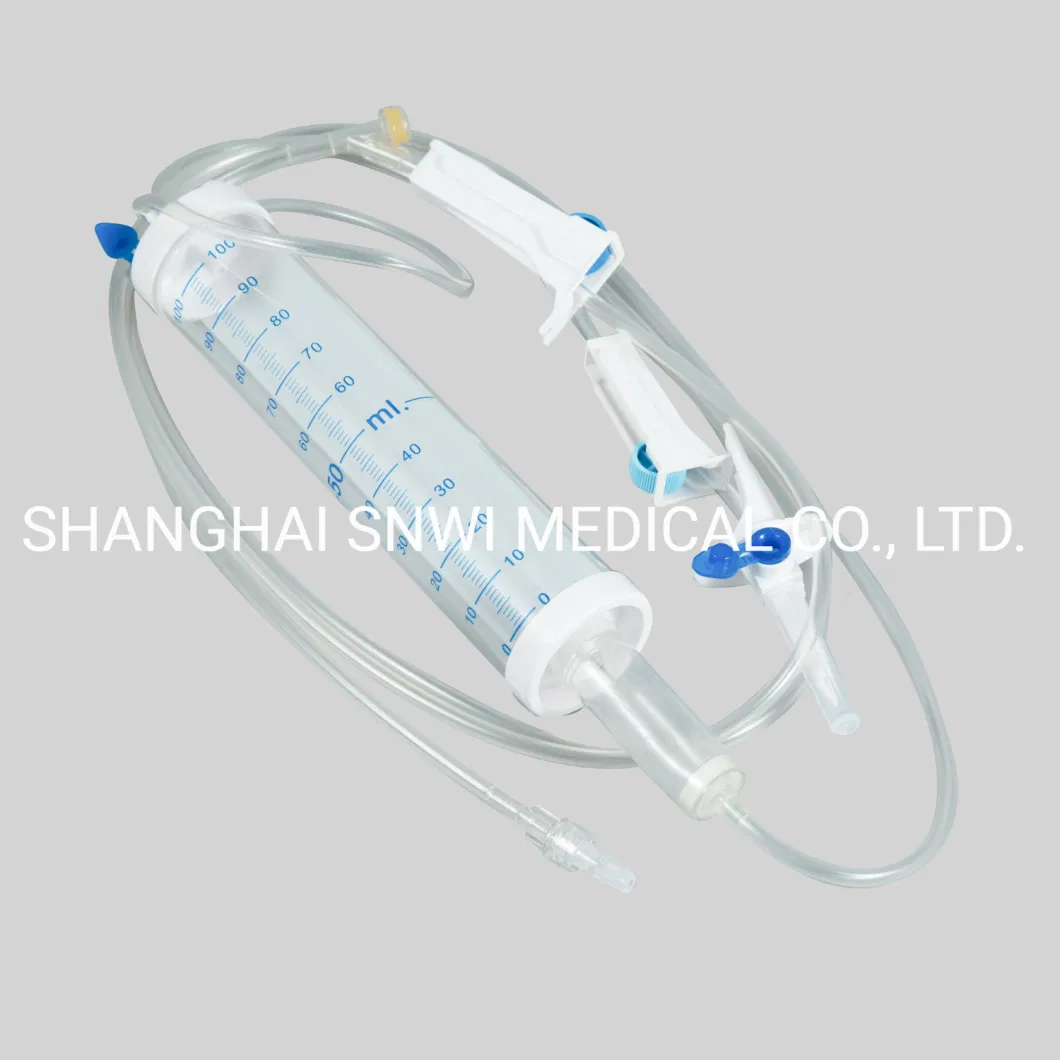 Medical Disposable Sterile Burette Type IV Infusion Set with 100ml /150ml