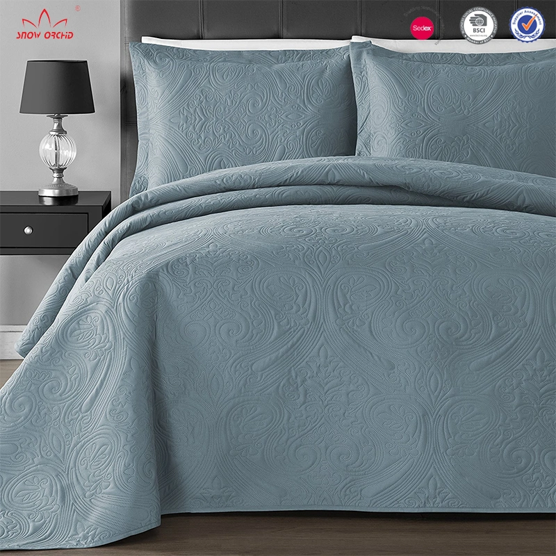 100% Polyester Home Ultrasonic Bed Spread