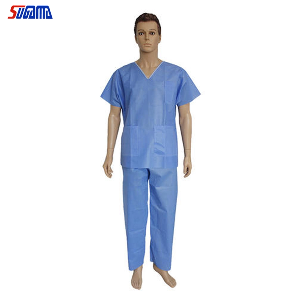 Disposable Spunlance Non Woven Surgical Scrub Suits