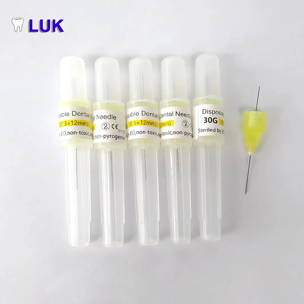 Factory Supply 27g 30g Medical Disposable Anaesthesia Dental Needles