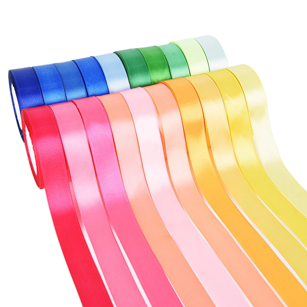 Wholesale &amp; Retail 1/8&quot; - 4&quot; 100% Polyester Satin Ribbon Decorative Silk Ribbon for Gift Party Favor