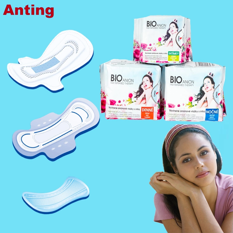Premium Quality Super Spread Absorb Chip Disposable Women Pure Cotton 3D Anti Leakage Sanitary Pads Napkin