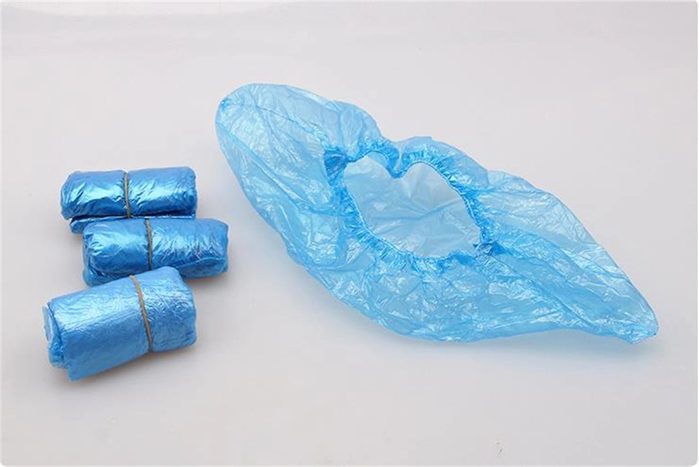 Disposable Thicken CPE Waterproof Dustproof PE Plastic Boot Shoe Covers