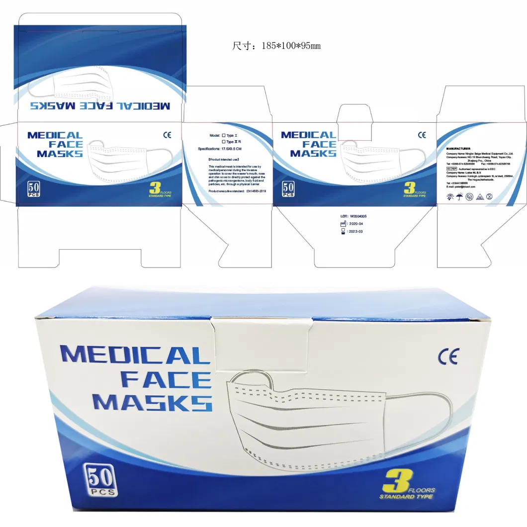 New High Quality Medical Masks 3 Ply Earloop From China Medical Face Masks