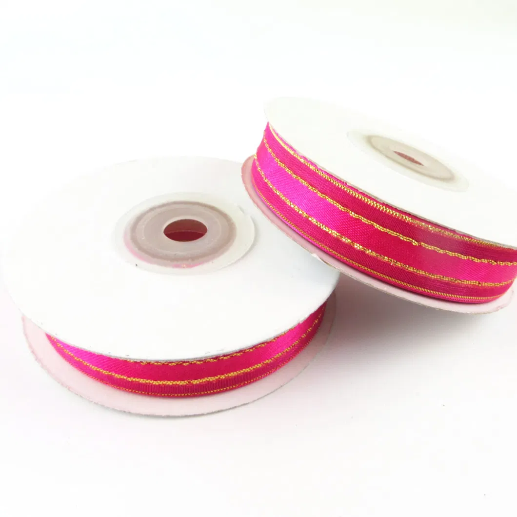 Hot Selling Custom Bure Solid Color Shibori Silk Organza Printed Christmas Ribbon for Party Decoration Packing