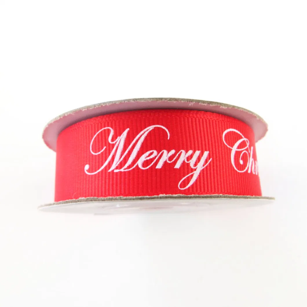 Hot Selling Custom Bure Solid Color Shibori Silk Organza Printed Christmas Ribbon for Party Decoration Packing
