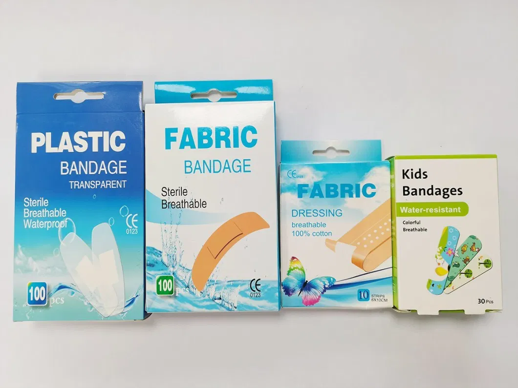 TPS Strip Plaster, Sheer &amp; Clear Flexible Individually Wrapped Bandages for First Aid Wound Care for Minor Cuts &amp; Scrapes, Assorted Sizes Adhesive Plaster