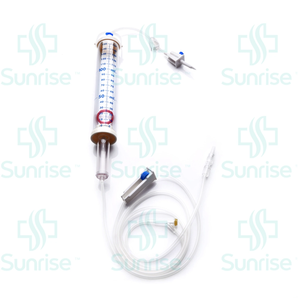 Sunrise Medical Use Disposable Burette IV Infusion Set Sterile Burette Type Infusion Set for Single Use