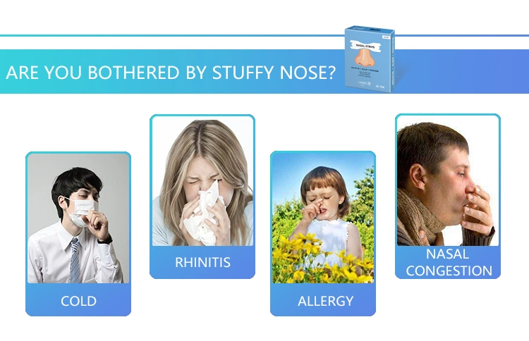 Customized Bulk Clear Nose Plaster Breathes Right Anti Snoring