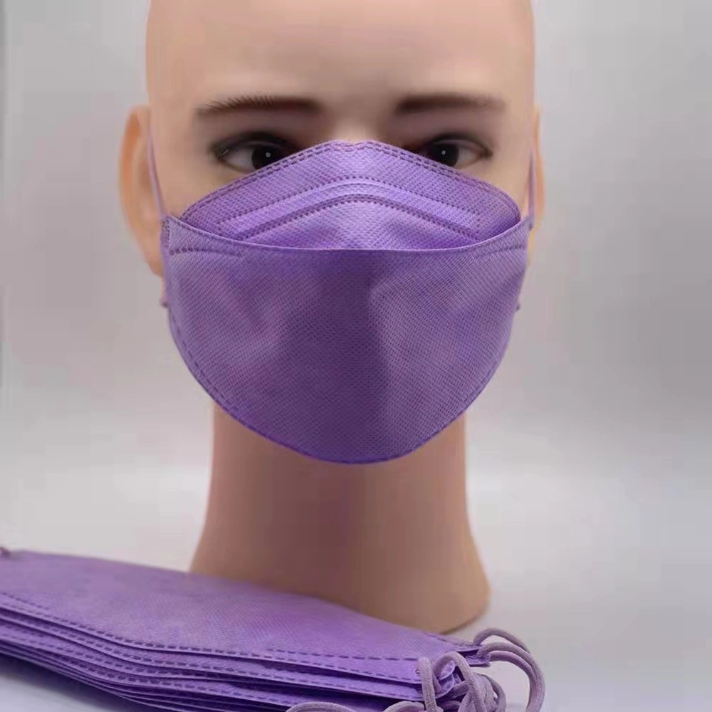 Colorful Fashion Particulate Respirator Disposable Face Maks Kf94 Non-Woven Fabric Fish Mask