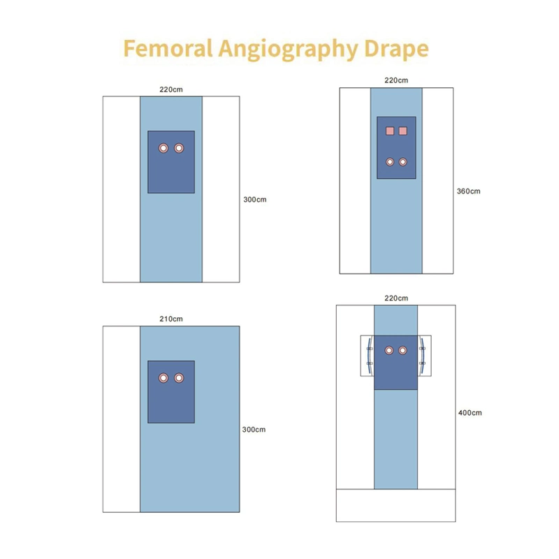 Disposable Sterile Surgical Pack Hip Drape