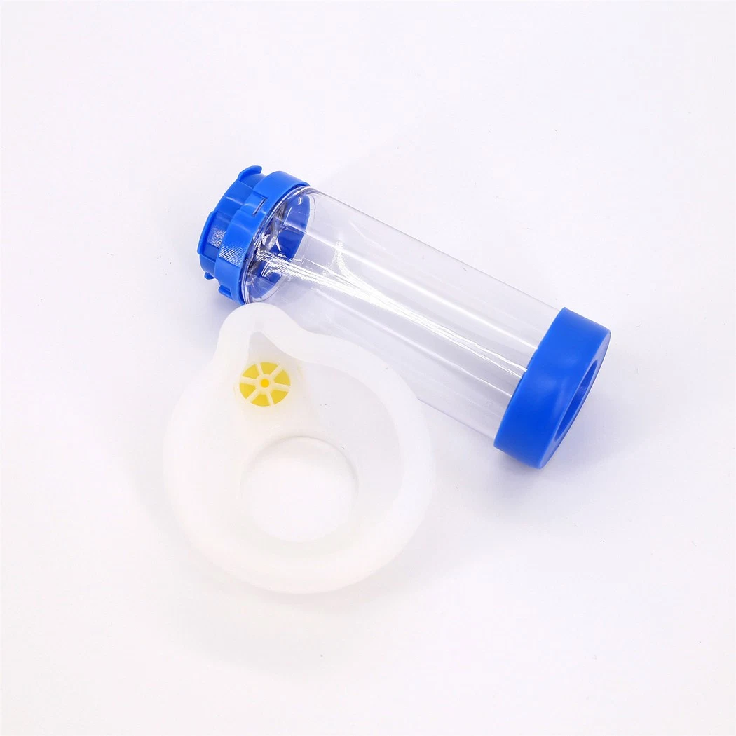 Medmount Medical Soft 175ml Silicone/PVC Mask Anti-Static Plastic Aerosol Chamber Inhaler Spacer for Infant/Pediatric/Adult