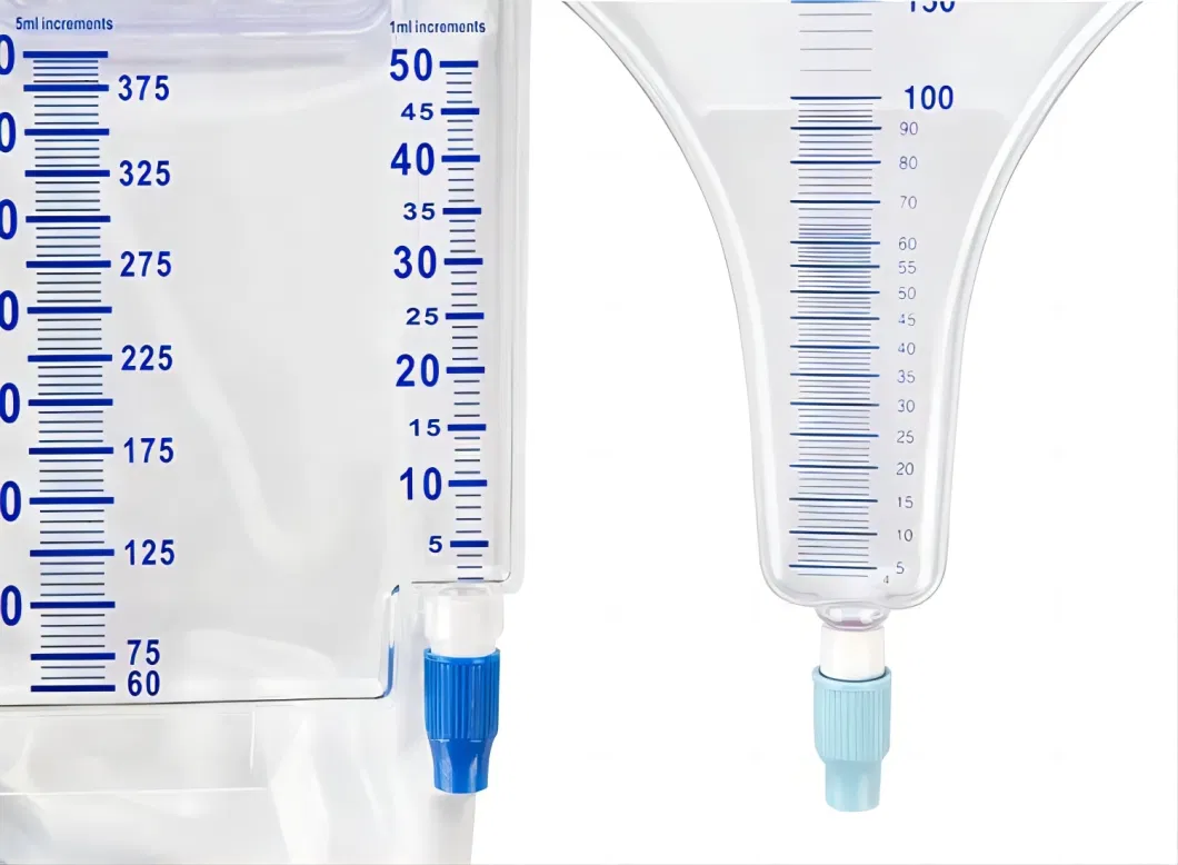 Hospital 2000ml Urinary Drainage Urine Meter Urine Bag