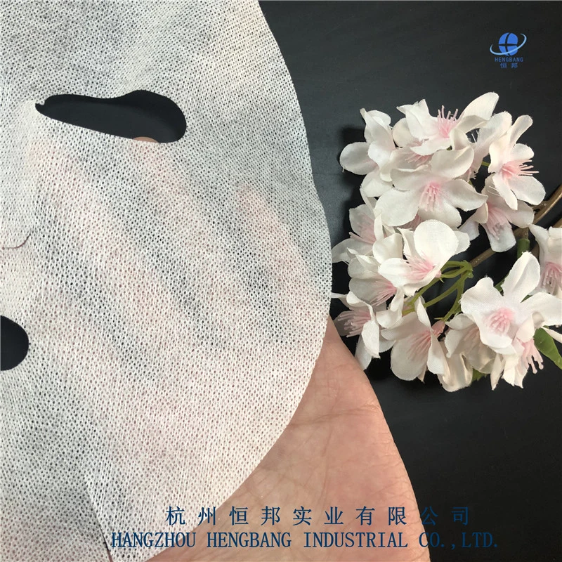 Nonwoven Fabric Invisible Facial Mask Sheet with Mesh Pattern Eco-Friendly