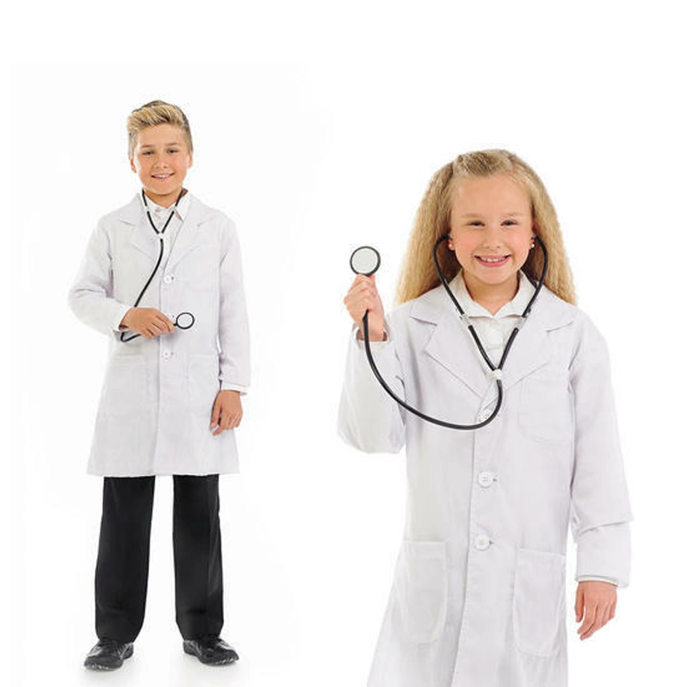 Wholesale Custom Kids Lab Clothes Dress up Kids White Doctor Kids White Show