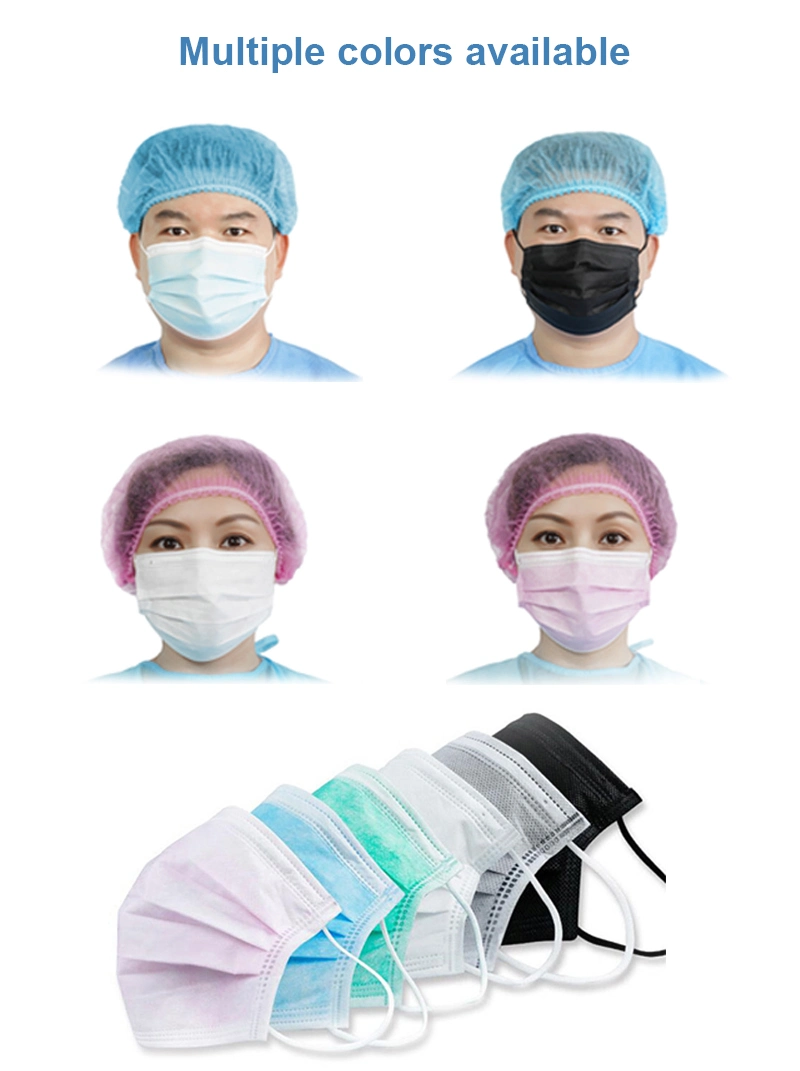 3 Ply Disposable Pink Mask Surgical Medical Face Mask with Earloop