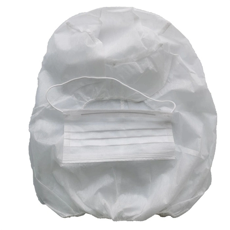Disposable Non Woven Face Hood Cover PP Fabric Head Cover Astronaut Space Pirate Cap