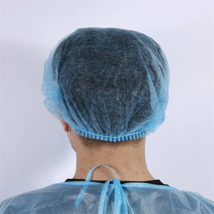 Factory Examination PP Clip Caps Mob Caps Non Woven Strip Bouffant Caps Clear Processing Hair Nets Head Hood Covers Nylon Hats Disposable Caps