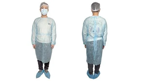 AAMI Level 3 Surgical Gown Disposable Sterile SMMS Reinforced Surgical Gowns