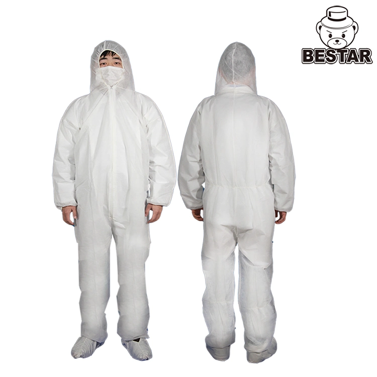 Disposable Nonwoven Spp Polypropylene Economic Breathable Coverall