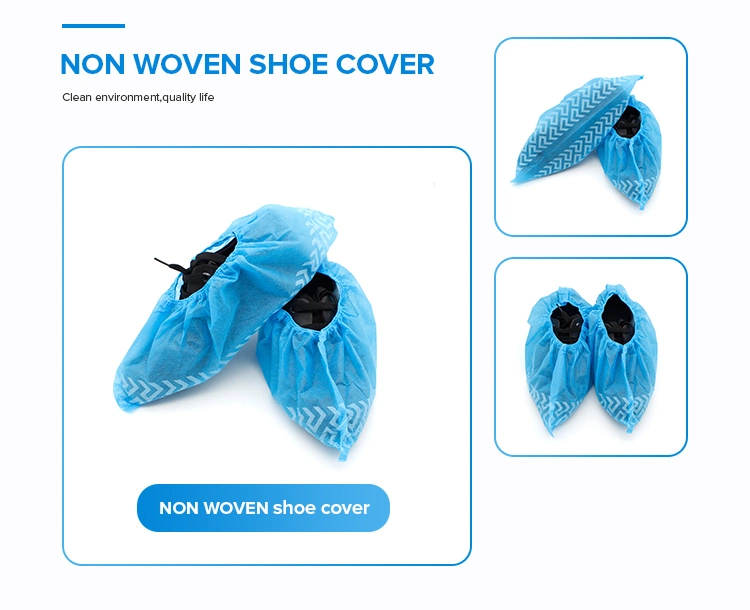 Factory Direct Wholesale Disposable Non Woven PE/CPE Shoe Covers