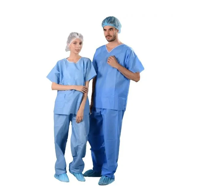 Hospital Disposable Non Woven Scrub Suit