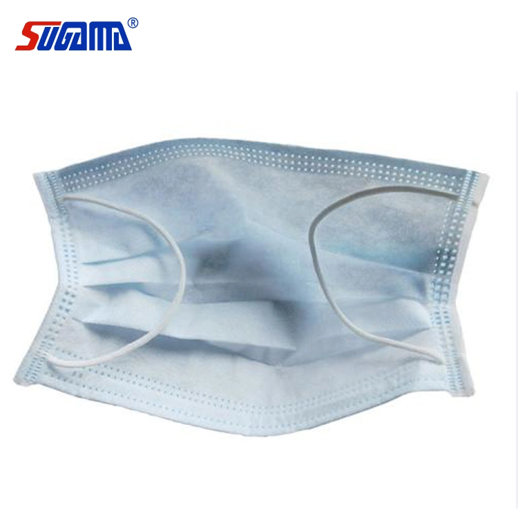 Medical Non Woven Disposable Hospital Doctor Nurse Surgical Face Mask with Tie on