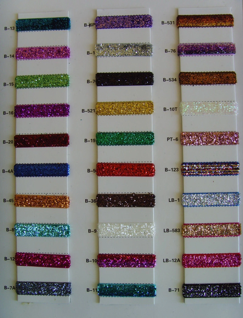 Bright Silk Velvet Ribbons in Various Sizes and Colors Christmas Decorative Shiny Glitter Metallic Velvet Ribbon