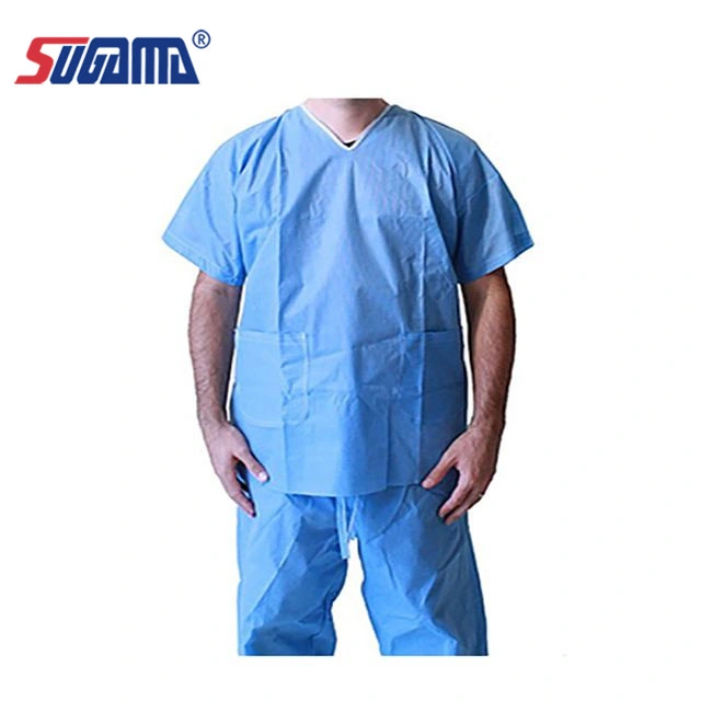 Disposable Spunlance Non Woven Surgical Scrub Suits