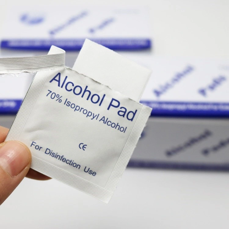 3.15% Chg Pad 70% Ipa Isopropyl Alcohol Swab Skin Antisepsis Preinjection Skin Preparation Alco Swabs