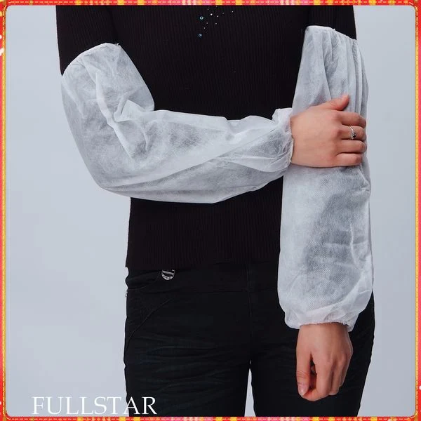 Disposable Non-Woven PP Sleeve Covers White Arm Covers