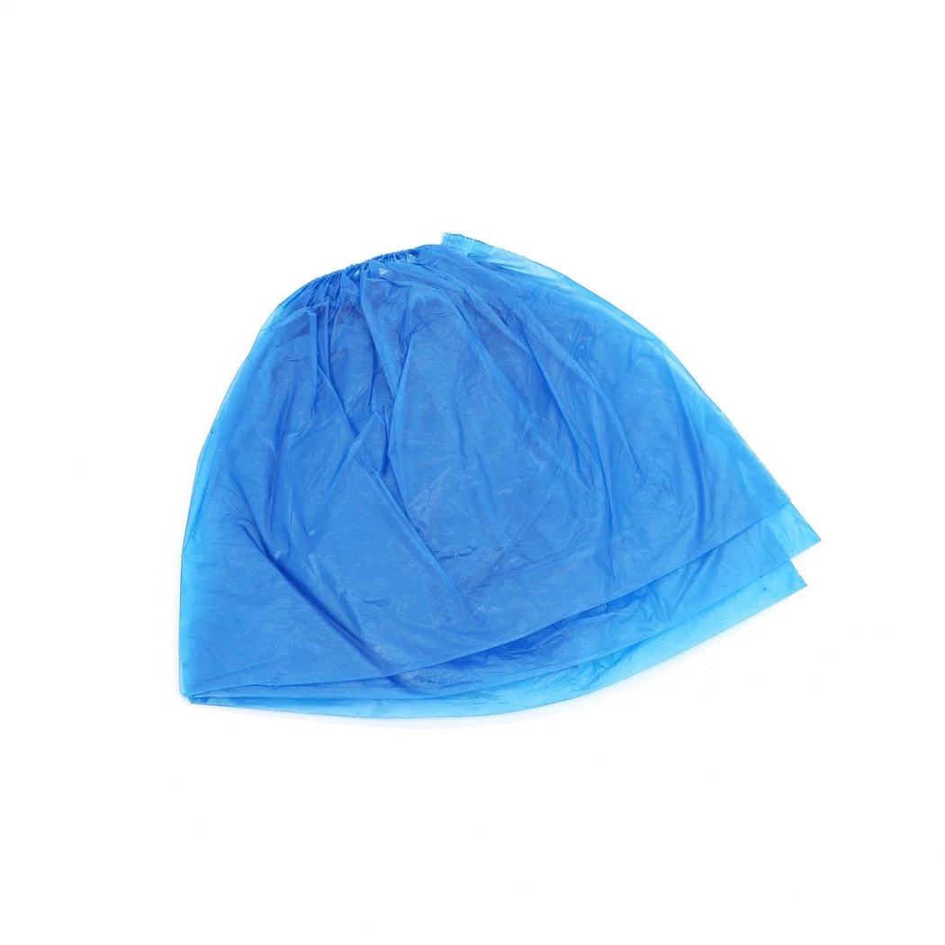 Surgical Disposable Waterproof Anti-Slip Anti-Static Protective Blue/White PP/PE/CPE Shoe Cover for Hospital Use
