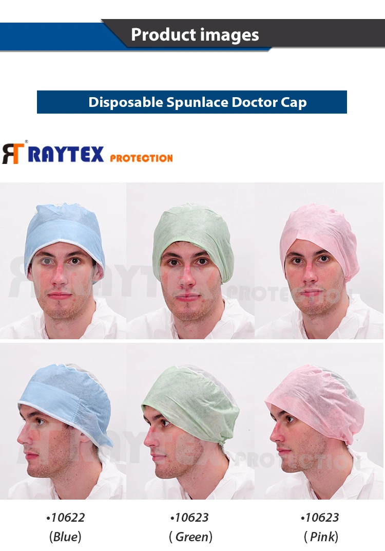 SMS Doctor Cap with Elastic/Ties for Hospital Use Factory Sale