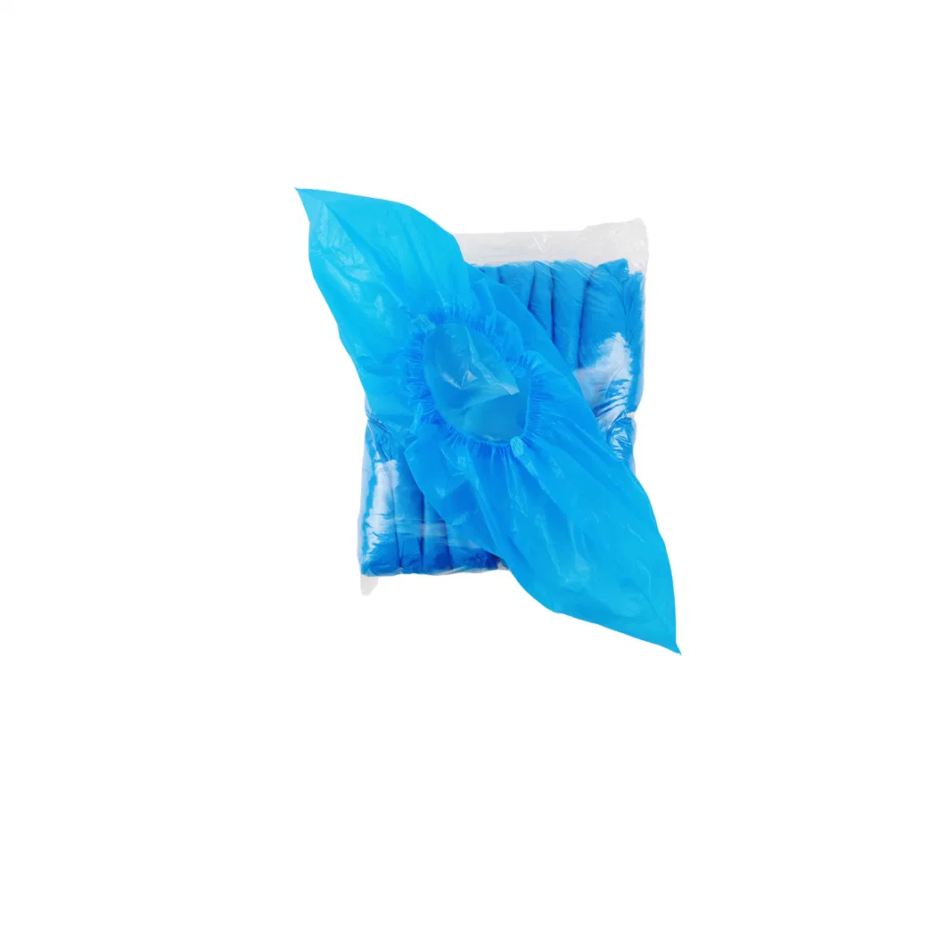 Non Woven Blue Cleanroom Disposable Anti Dust Shoe Cover Shoecover