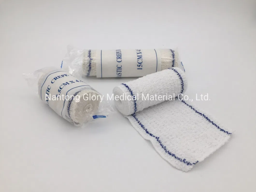 Medical Supply Wound Surgical High Quality Elastic Cotton Crepe Bandage