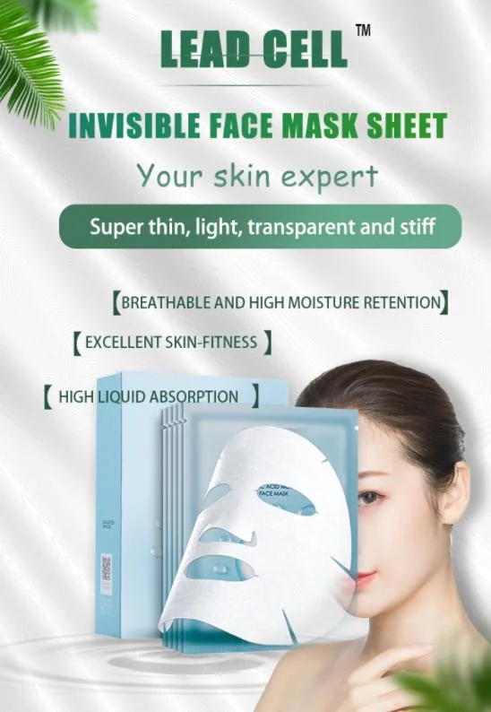 OEM Korean Best Sale Nonwoven Lyocell Fabric Sheet for Beauty Facial Mask