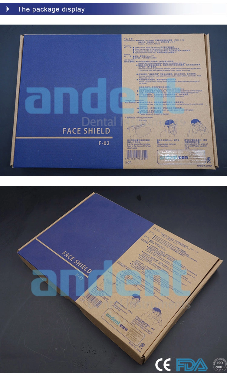 Replacebale Anti Fog Face Shield Face Mask for Personal Protection